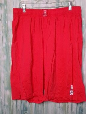 Psycho Bunny Men’s Bright Pink Athletic Shorts